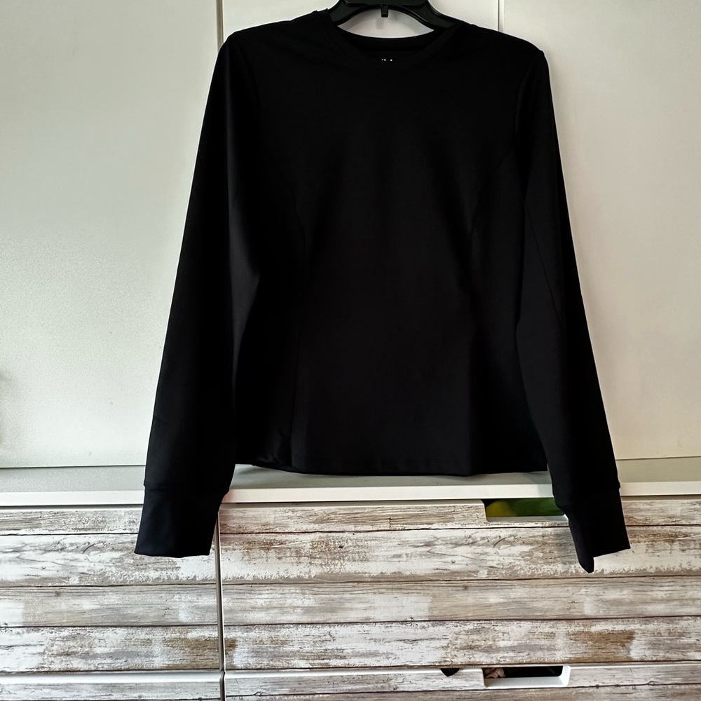 🖤✨ Fila Black Performance Long Sleeve Athletic Top Size Medium